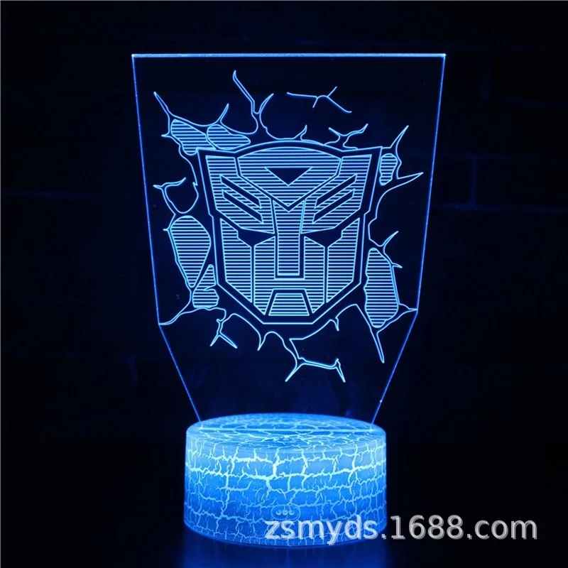 

Disney Transformers Optimus Prime 3D table lamp LED atmosphere light birthday gift visual three-dimensional night light