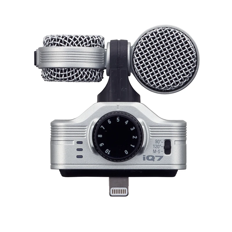 ZOOM IQ7 Стерео конденсаторный микрофон для записи iPhone iPad и iPod Touch | Электроника