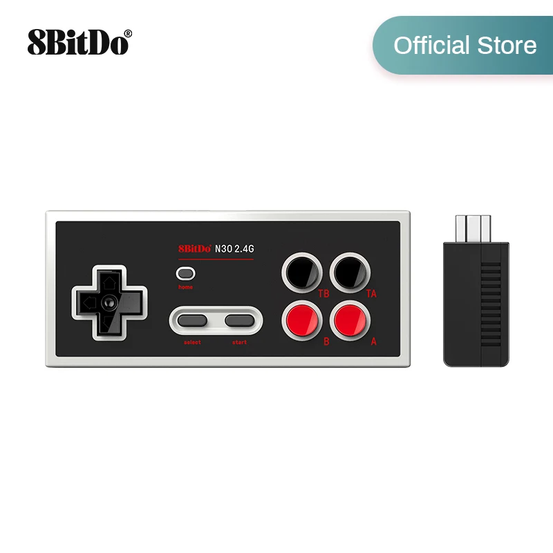 

Беспроводной игровой контроллер 8bitdo N30 2,4G NES Classic Edition