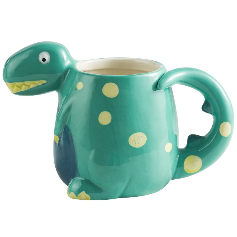 

Creative Ceramics 3D Cartoons Dinosaur Coffee Mug Ceramic Milk Tea Cup Personalised Office Coffee Mug Best Gift For child