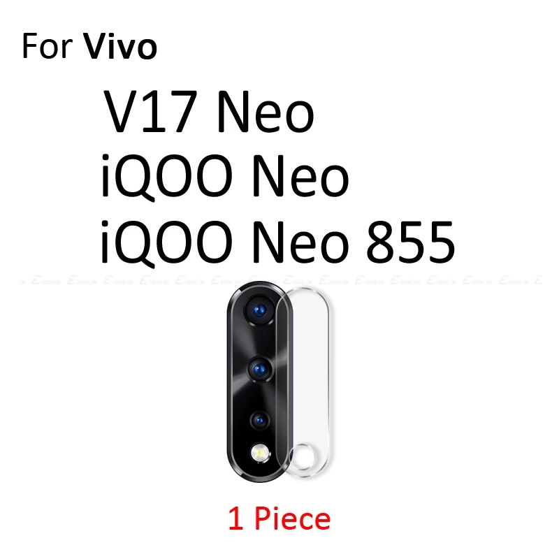 For iQOO Neo Задняя крышка объектива камеры прозрачная защитная пленка из закаленного стекла для BBK vivo Y91C Y90 iQOO Pro 5G Neo 855 V11 V17 V15 Pro - Цвет: For iQOO Neo