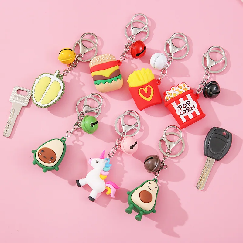 Держатель для ключей с радужным единорогом мужчин и женщин Сумка украшением