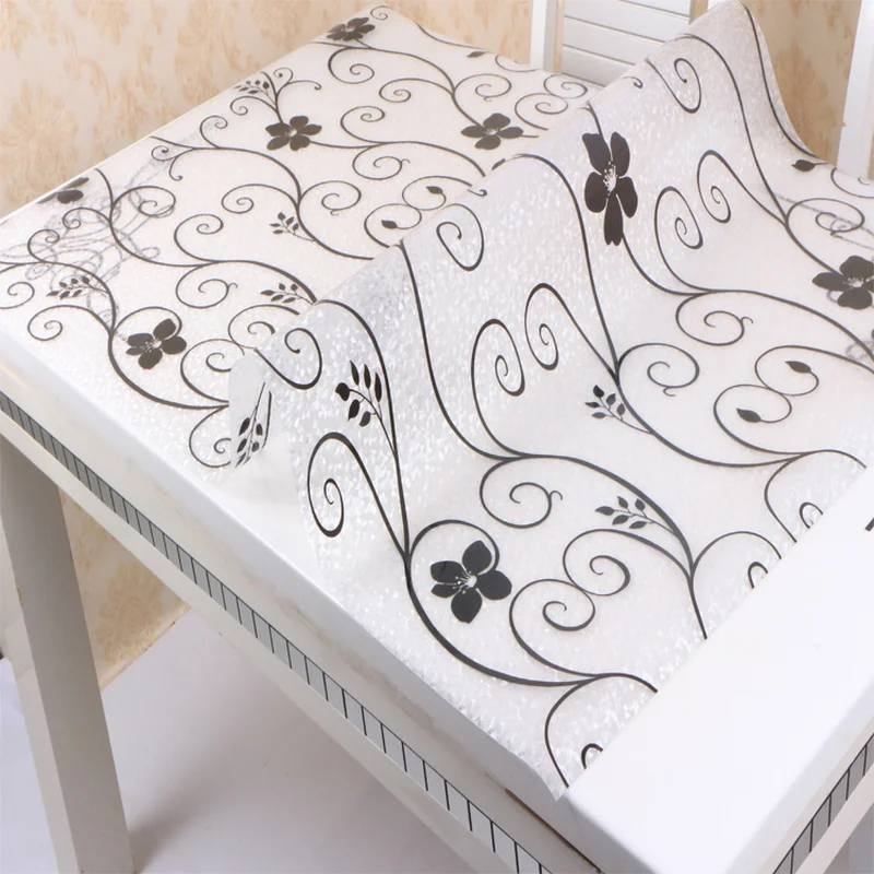 2020 New Hot Sale Colored Rectangular PVC Tablecloth Waterproof and Oilproof Table Mat Heat Resistant Geometric Coffee | Дом и сад