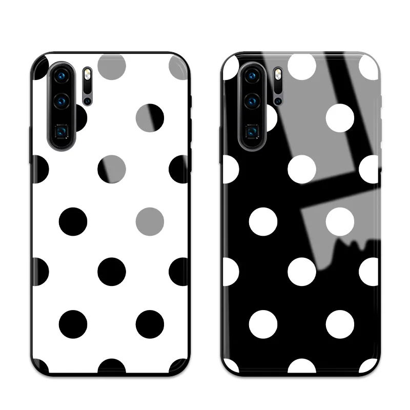 Чехол для Huawei Y9 2019 с мультяшным рисунком из закаленного стекла задняя крышка
