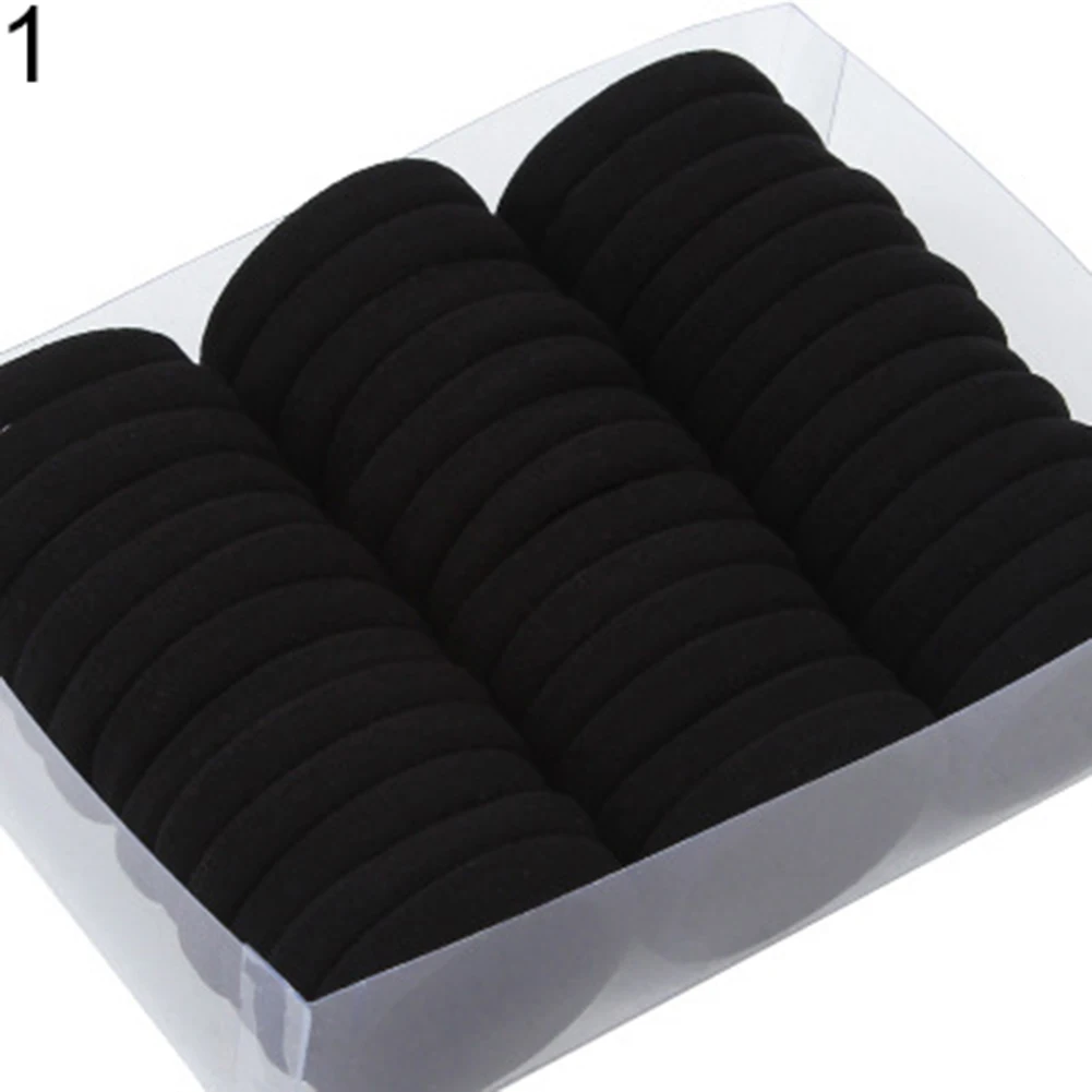 

40/60Pcs High Elastic Seamless Hairband Hair Rope Ponytail Holder Styling Tool Elastic Hair Bands Headband Rubber Band