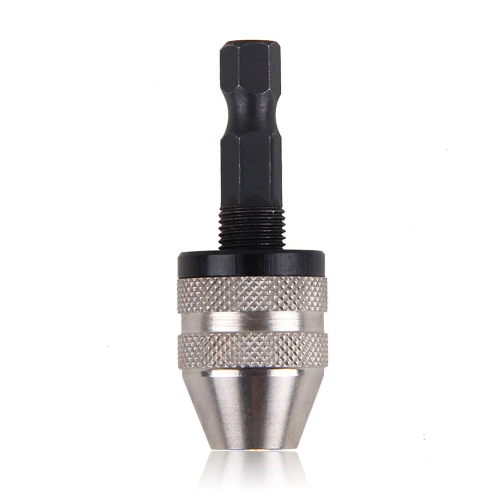Quick Change Electric screwdriver Drill Chuck Keyless Bit Hex Shank Adapter Converter 0.3-3.4mm | Инструменты
