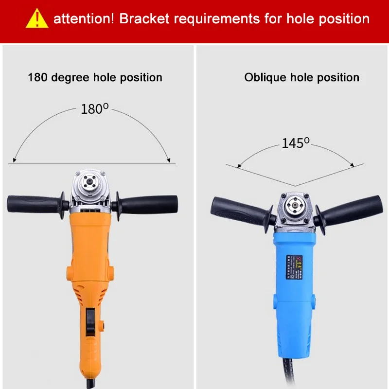 

Multifunction Angle Grinder Bracket Metal Wood Stone Jade Cutting Aluminum Body No-slip Handle Fastening Bracket Rocker Support