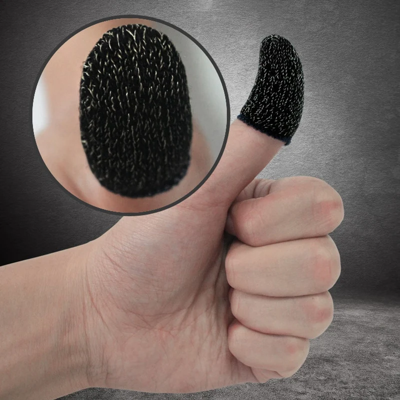 1 пара дышащая мобильный напальчник Пресс триггер игровой контроллер с защитой