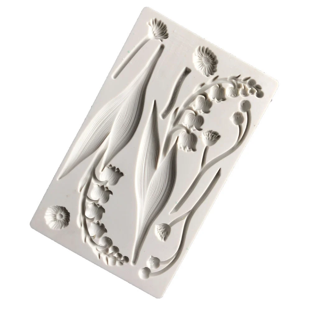 Moon Star Lily of The Valley силиконовый в Форме Розы Mold инструменты для украшения тортов из