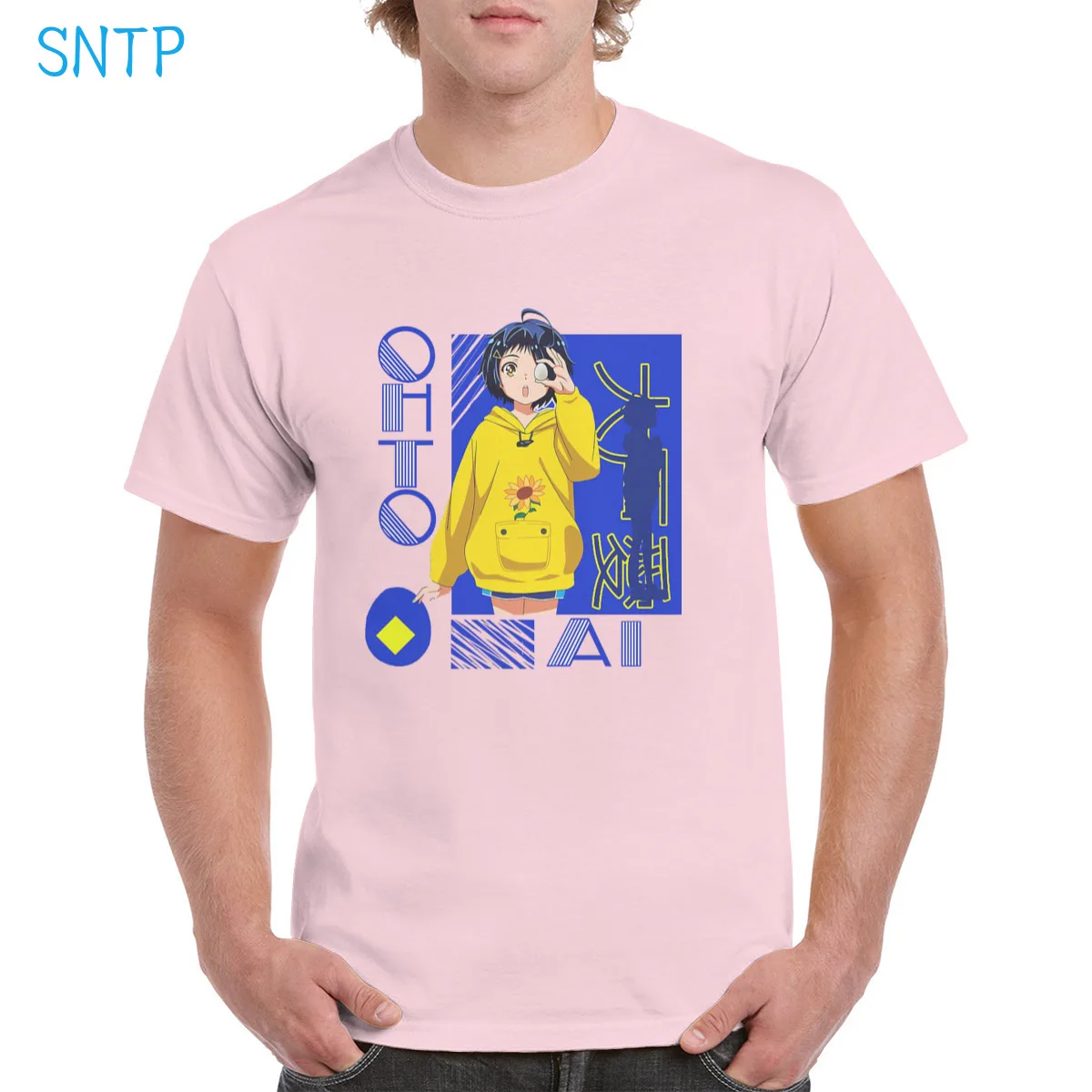 

Creative Ai Ohto t shirt Unisex Harajuku Cute Wonder Egg Priority Anime Cartoon Top Casual Sunflower Graphics clothes female/Man
