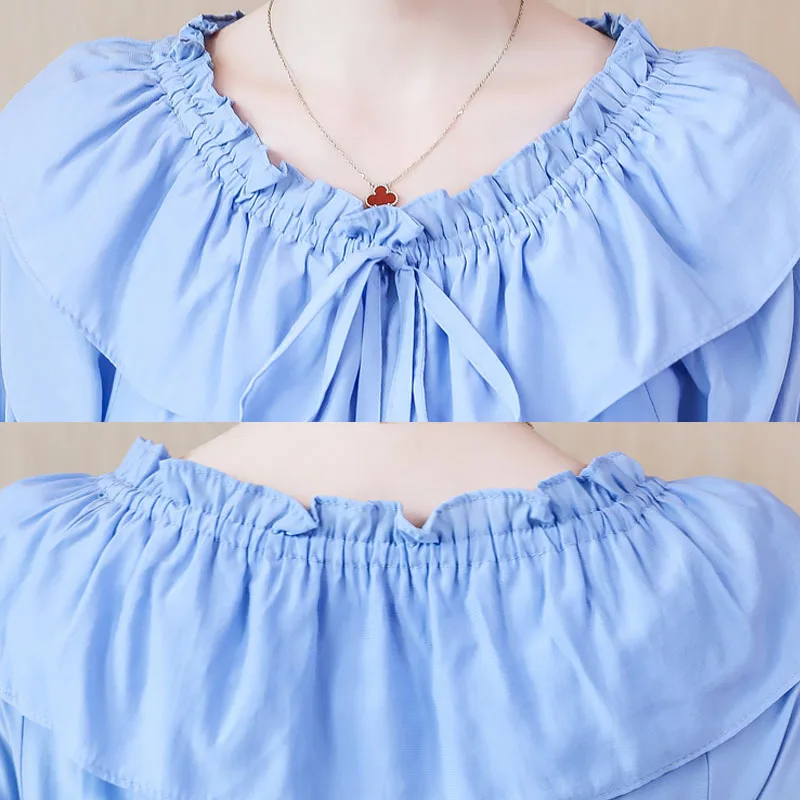 Blusas femininas рубашки 2020 женские топы Харадзюку шифоновая блузка для женщин короткие