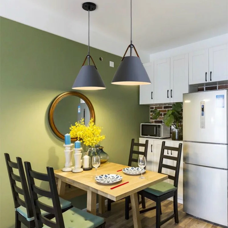 

Creative Iron Semicircle Pendant Light Simple Porch Corridor Living Room Lights Hanging Modern Home Decor Kitchen Hanging Lamps