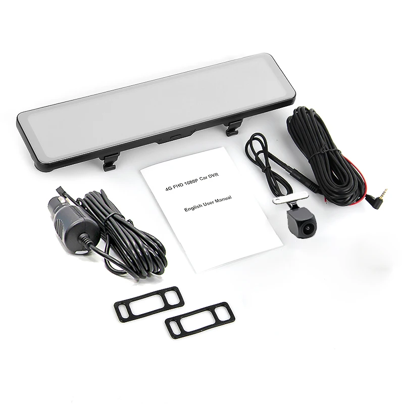 Bluavido 4K Разрешение 12-дюймовый автомобильный Зеркало заднего вида приборная