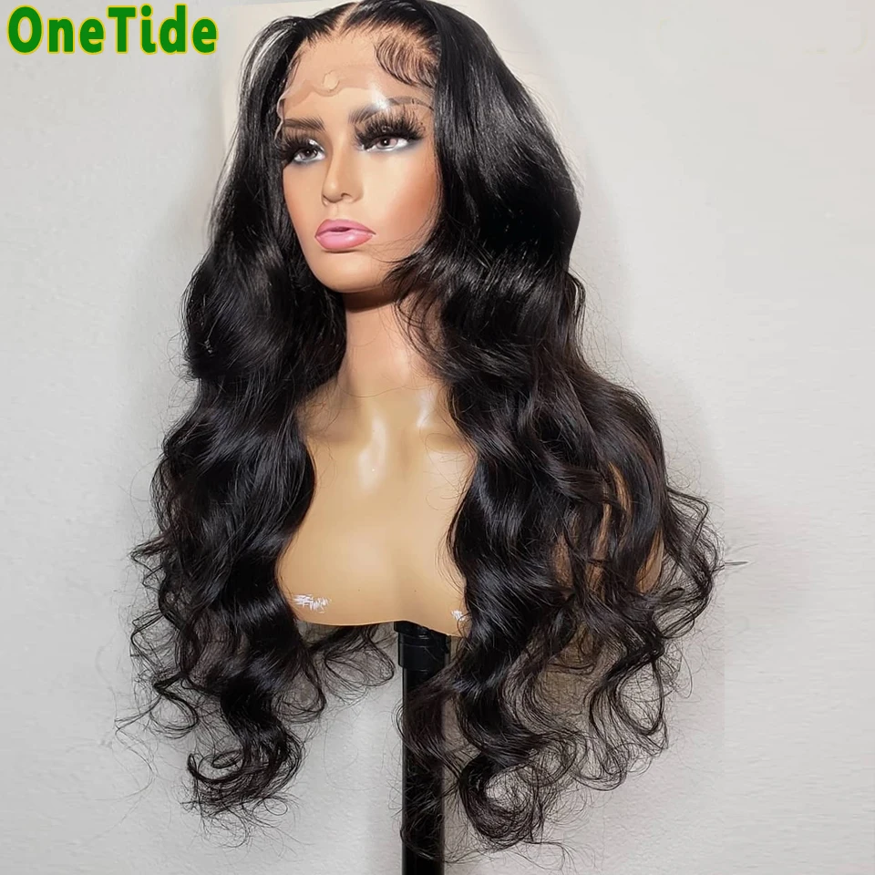 Brazilian Long 30 Inch Body Wave Lace Front Wig Bodywave Lace Frontal Human Hair Wigs For Women Pre Plucked Lace Closure Wig