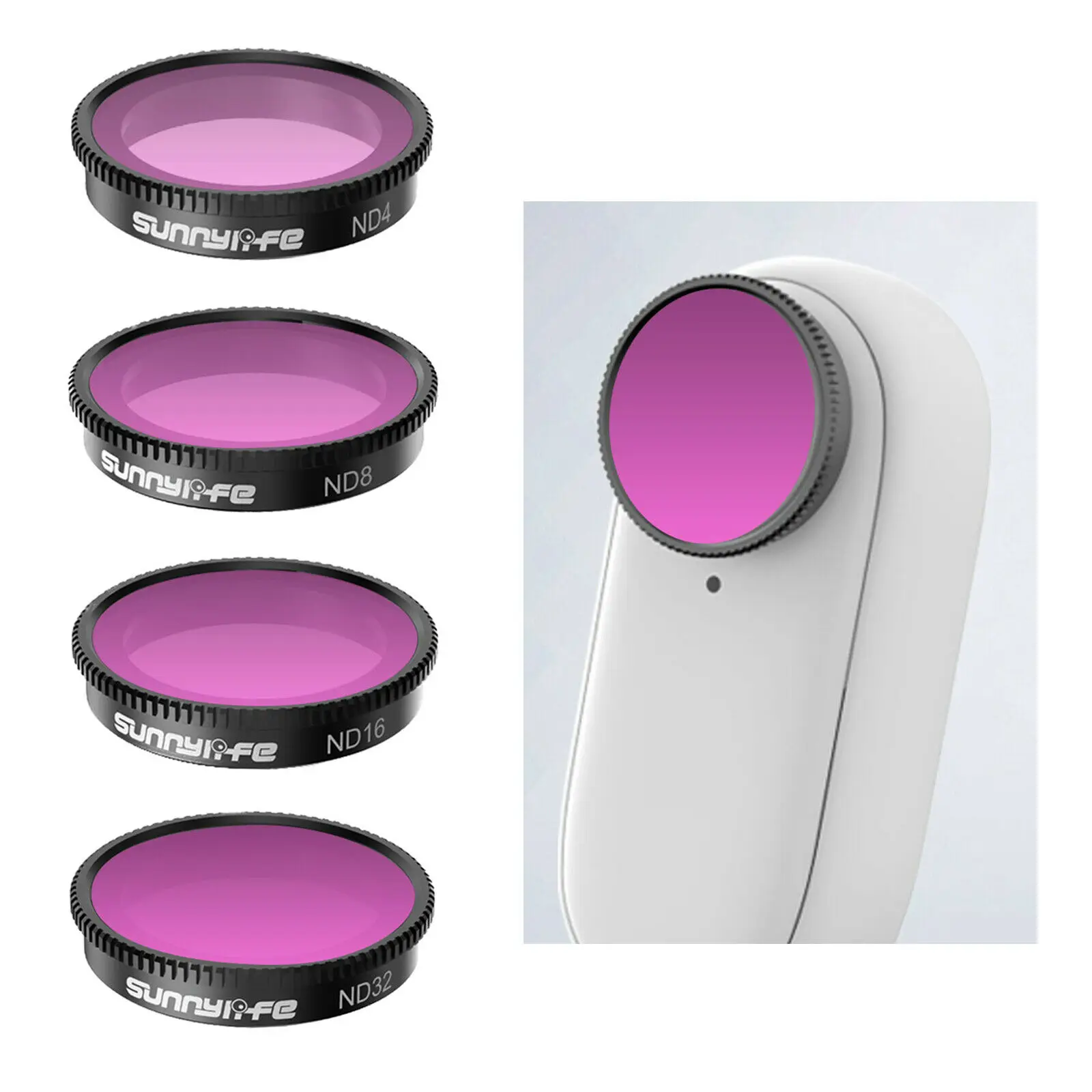 

Водонепроницаемый и устойчивый к царапинам комбинированный защитный фильтр для объектива Замена для Insta360 GO 2 MCUV/ND4-ND32/CPL