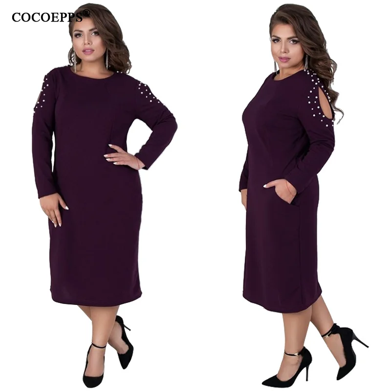 5XL 6XL 2019 женское свободное платье большого размера Весна Плюс Размер летнее