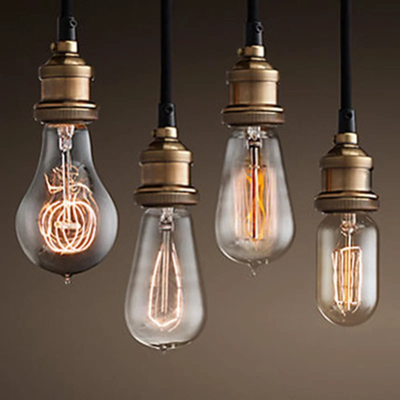 Винтажный промышленный подвесной светильник в скандинавском стиле с пауком E27