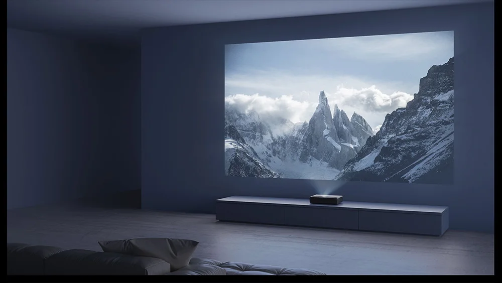 Xiaomi Mijia 4K лазерный проектор домашний кинотеатр тв проектор короткий фокус 5000 люмен Wifi Bluetooth 3D проектор dpi видео проектор