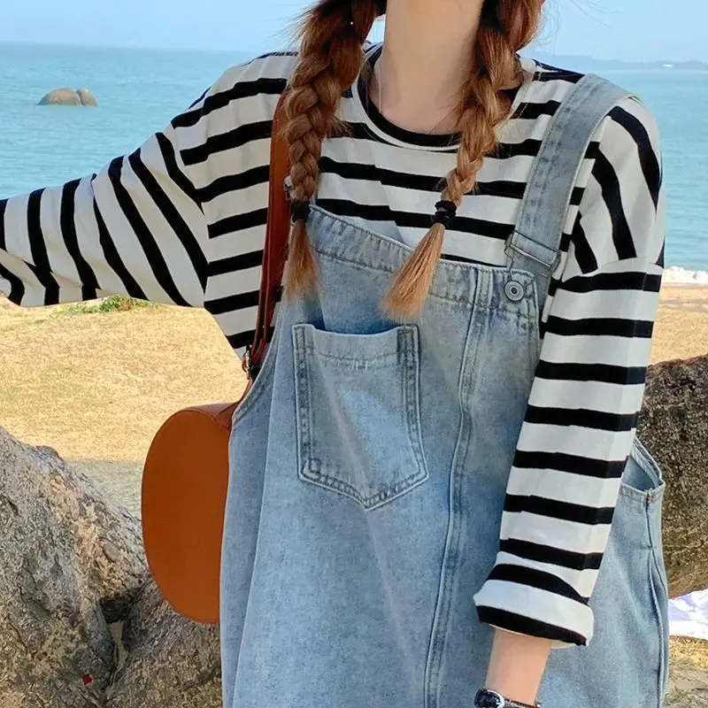 Платье женское джинсовое без рукавов простой Свободный Прямой сарафан из денима