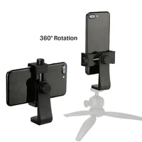 universal phone tripod mount adapter cellphone clipper stand vertical 360 degree adjustable holder voor for iphone voor camera