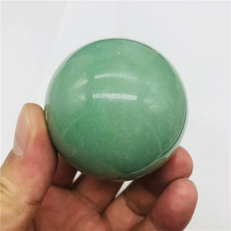 

5 см натуральный зеленый нефритовый кварцевый хрустальный шар, исцеляющий 1 шт.
