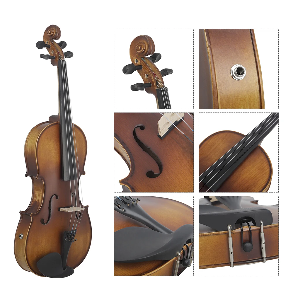 16-дюймовая электрическая Viola EQ ель дерево с бантом чистящая ткань коробка для