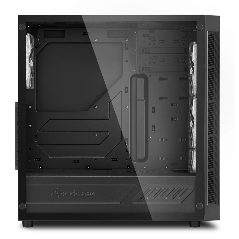 Корпус игровой для компьютера Sharkoon TG5 white ATX Midi Tower 4x 120mm fan led 2x USB 2.0 3.0 Audio без