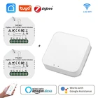 Модуль переключателя для штор Tuya Zigbee с Wi-Fi, умный дом сделай сам для мотора с роликовым затвором, голосовое управление Alexa и Google Home