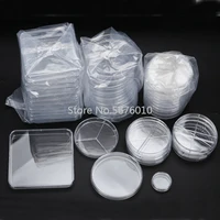 10piecespack all sizes lab disposable sterile plastic petri dishes culture plates bacterial yeast