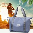 Складные дорожные сумки, вместительная складная сумка для хранения, сумка-тоут для ручной клади, водонепроницаемая женская сумка через плечо