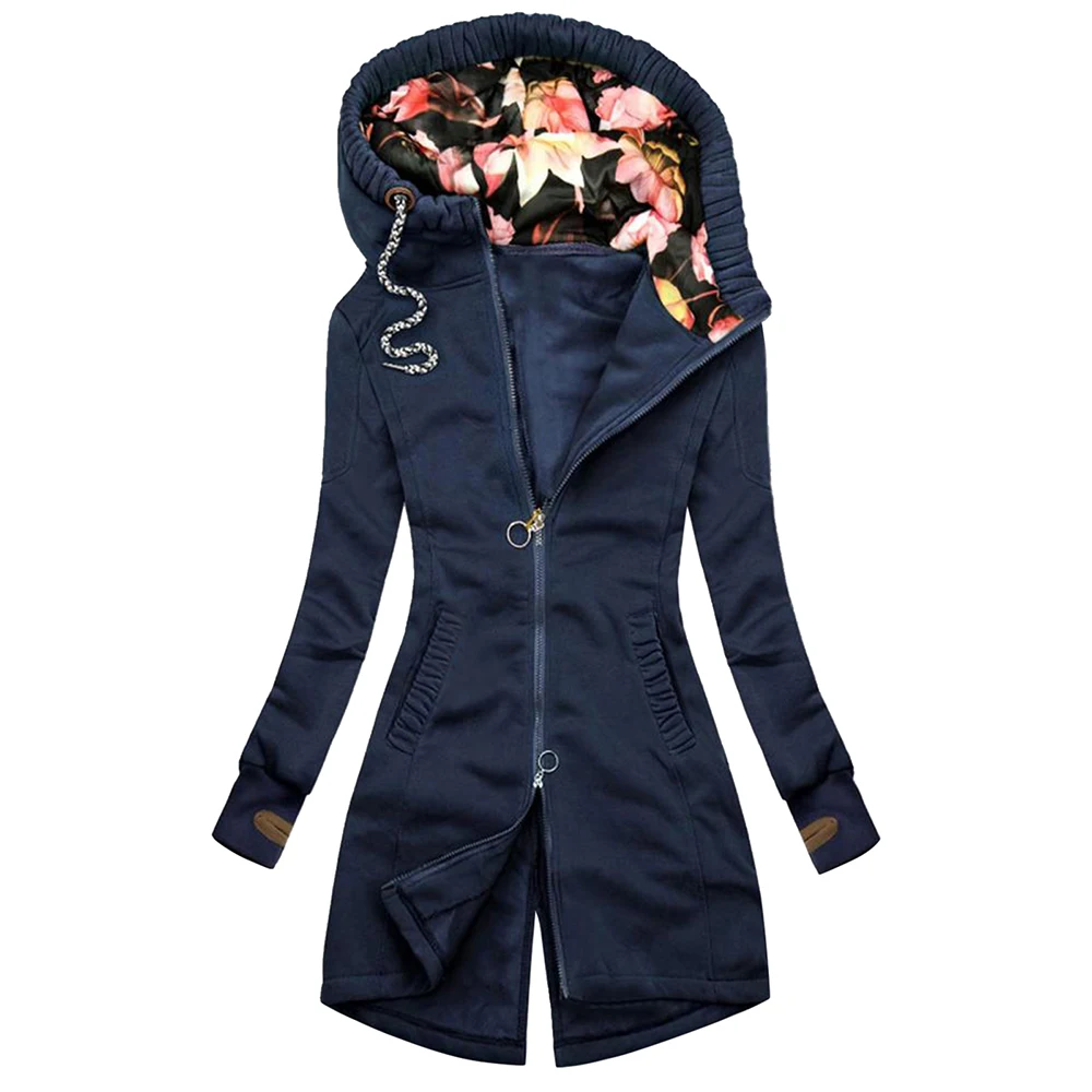

Outdoor Women Jacket Parka Trench Windbreaker Outwear Overcoat Thicken