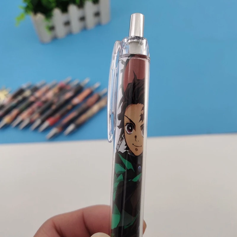 

Anime Demon Slayer: Kimetsu no Yaiba Ballpoint Pen Student School Supplies Cute Ball Point Pens Office For Stationery A Pen 2020