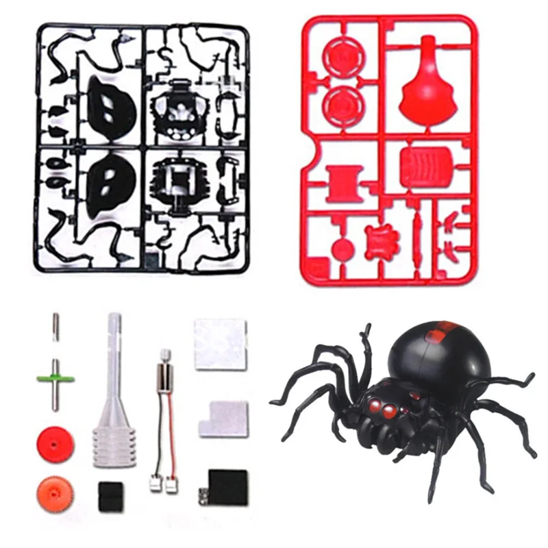 Новинка 2020 новинка паук с питанием от соленой воды игрушка пазл научный