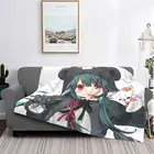 Покрывало с изображением медведя юны-Кумы, плед для детского дивана, хлопковое покрывало для кровати, 220