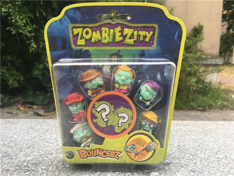 Мини фигурки зомби Zity Bouncerz 6 + 2 шт. специальный выпуск упаковка игрушек случайные