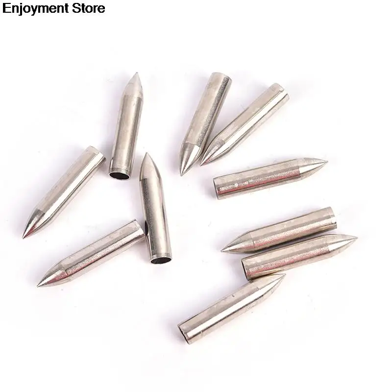 10pcs Archery Arrowhead Tips Thread Carbon Fiber Arrow Compound Bow Target Point Accessories 3cm x 0.6cm | Спорт и развлечения