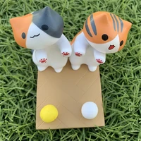 kawaii cat phone holder for iphone universal cell desktop stand for phone tablet stand mobile support table ornaments figure