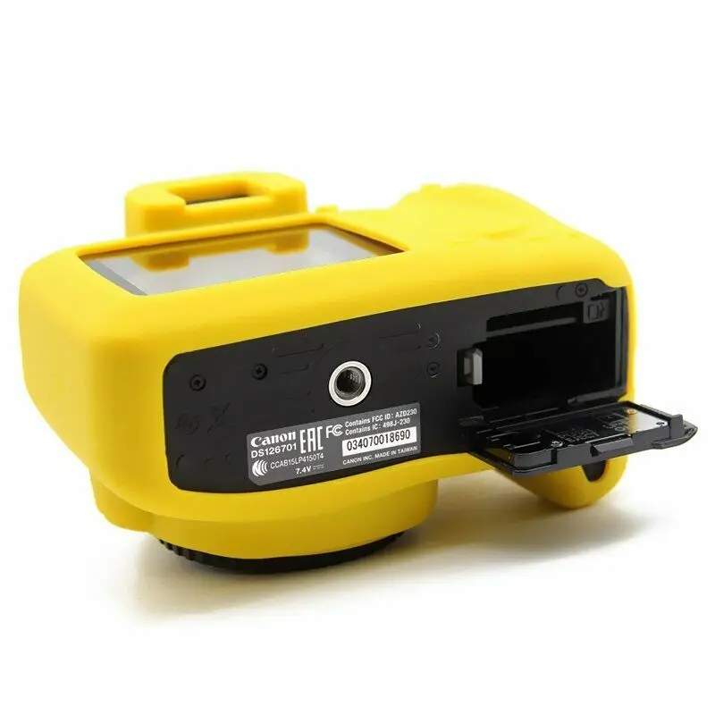 Силиконовый кожаный брони чехол защитный для DSLR камеры сумка Canon EOS 4000D 3000D Rebel T100 -