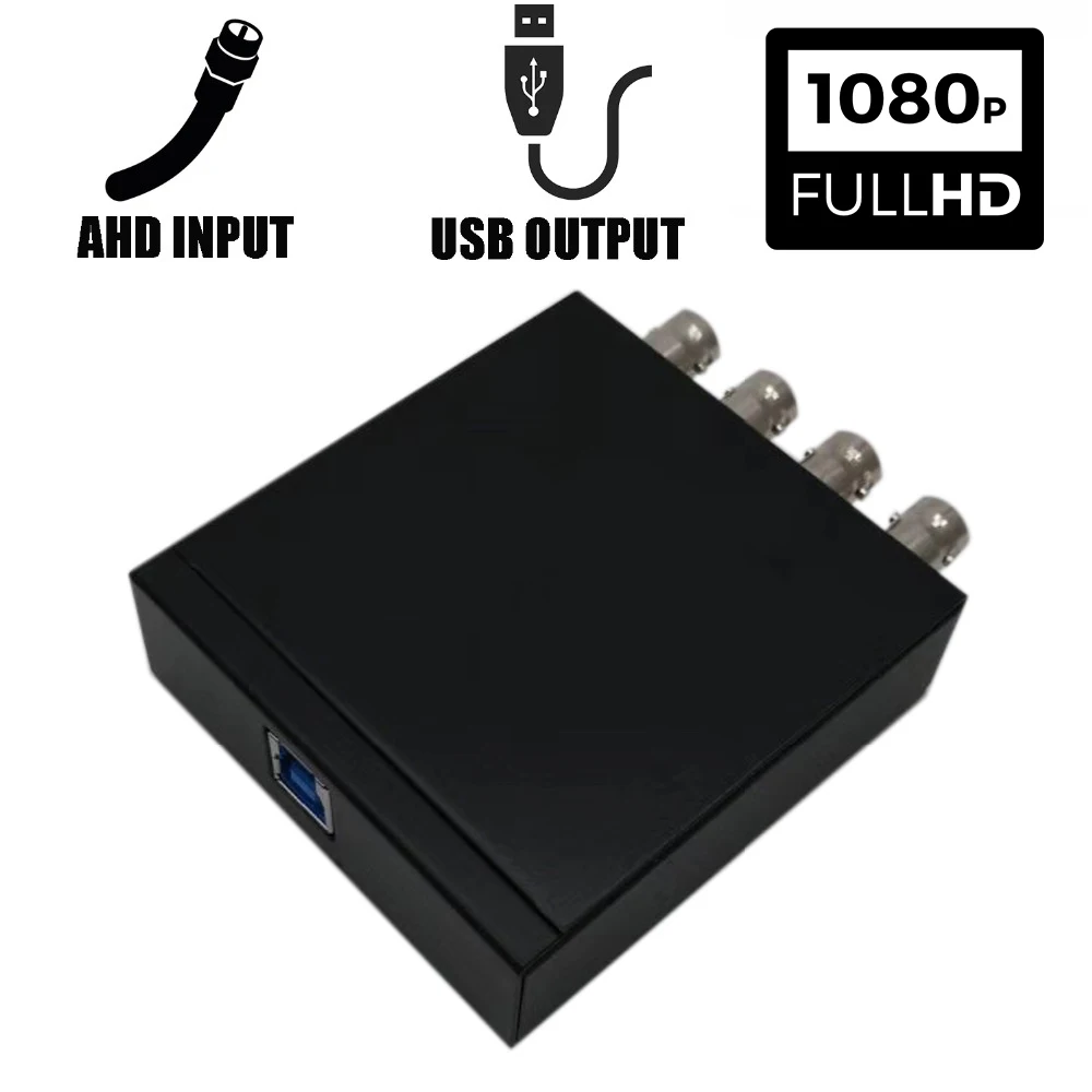 Карта захвата 2CH 1080P AHD USB 3 0 карта воспроизведения Full HD UVC для прямой трансляции