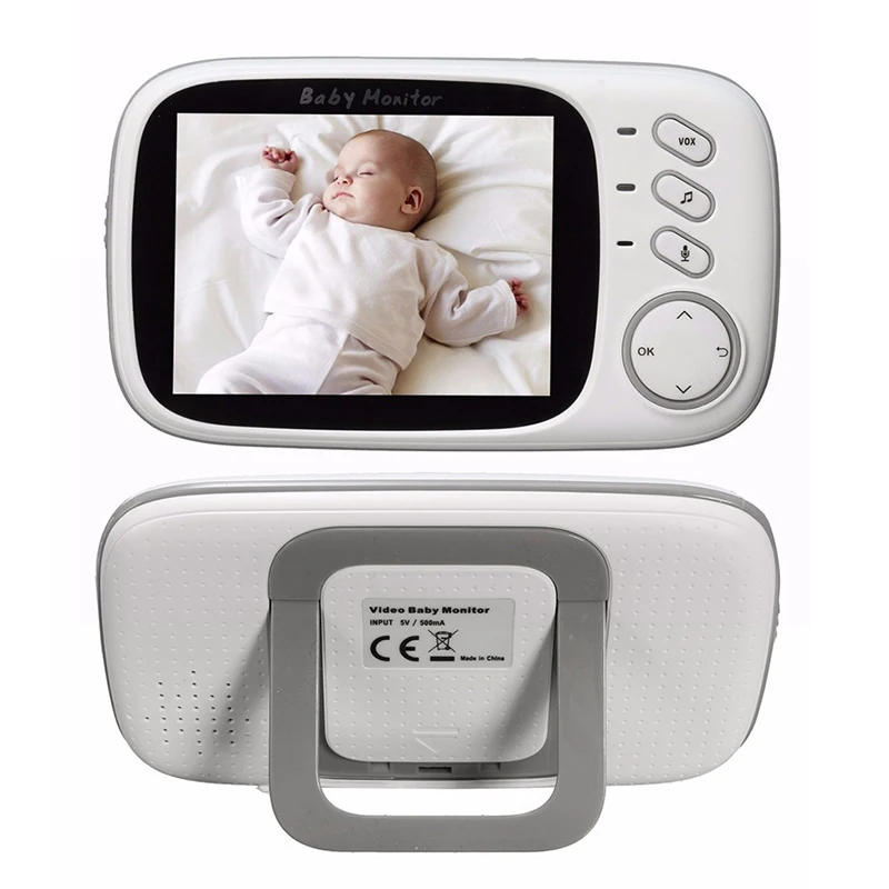 2022Wireless LCD Audio Video Baby Monitor Temperature Monitoring Intercom IR Portable Baby Camera Baby Walkie Talkie Babysitter