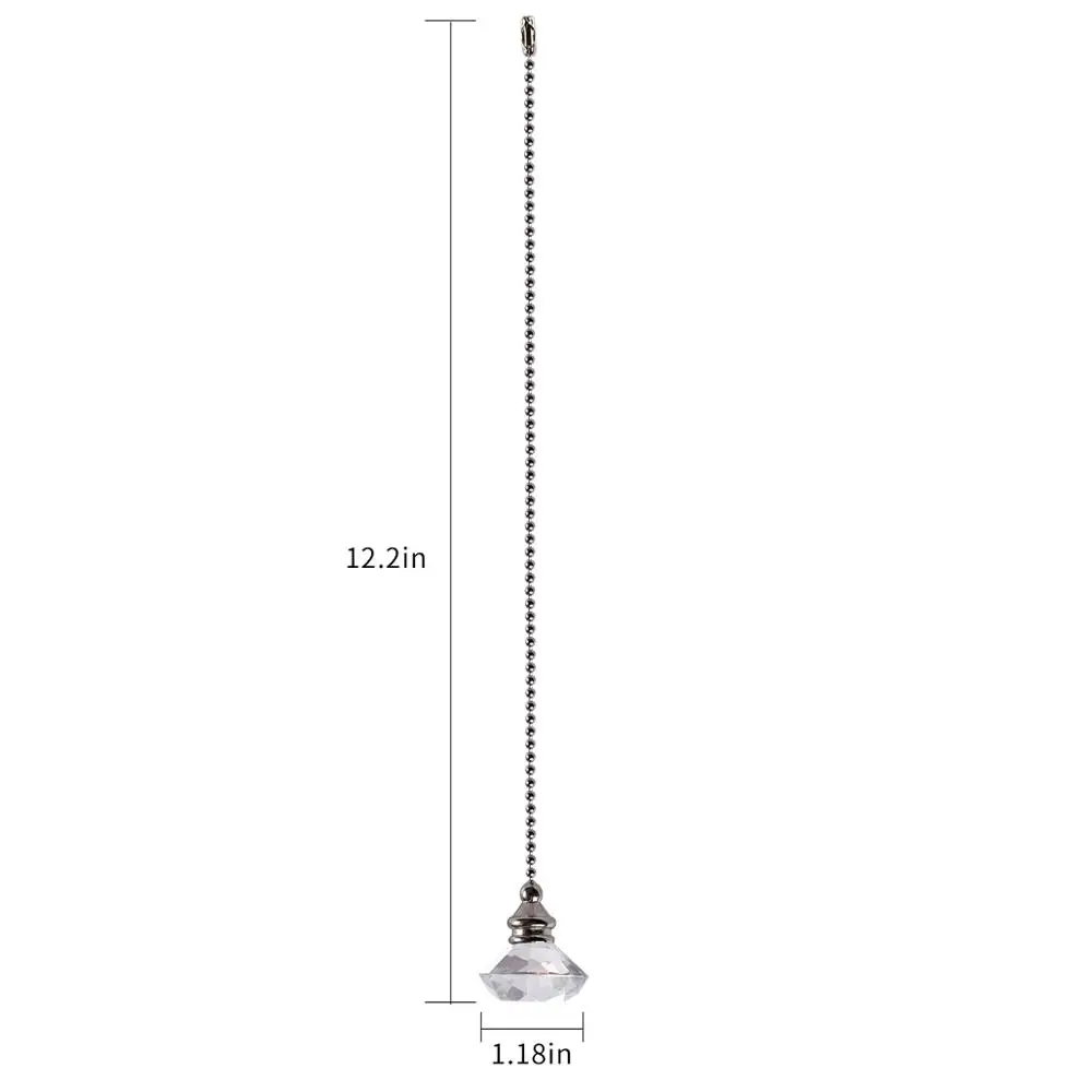 Прозрачный модный хрустальный светильник шнур с вытяжной ручкой для потолочного