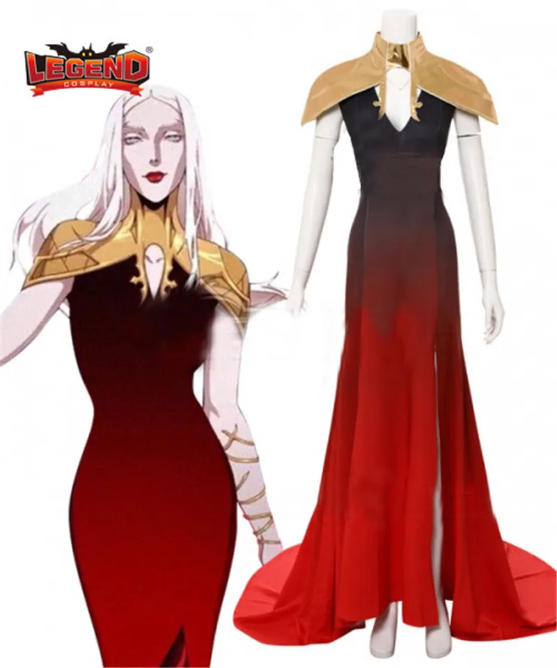 Косплей Легендарная игра Netflix Castlevania сезон 2 кармилла Костюм женский сексуальный