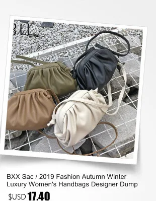 BXX Sac/ модные осенне-зимние роскошные женские сумки дизайнерские облака пакет сплошной цвет сумка ZE729