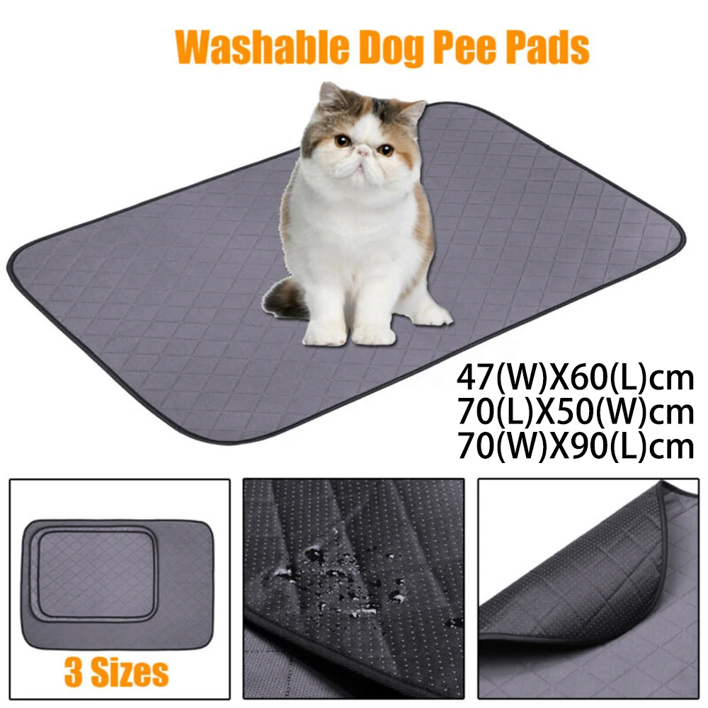 Моющийся многоразовый коврик для собак и щенков 3 размера тренировочные