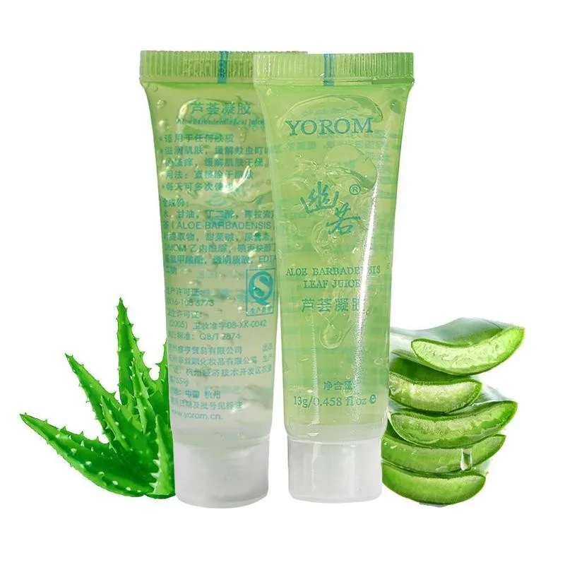 Aloe Vera Gel Soothing Moisturizing Natural Plants Base Primer Acne Treatment Skin Repair Skin Care Face Cream Makeup 13ml