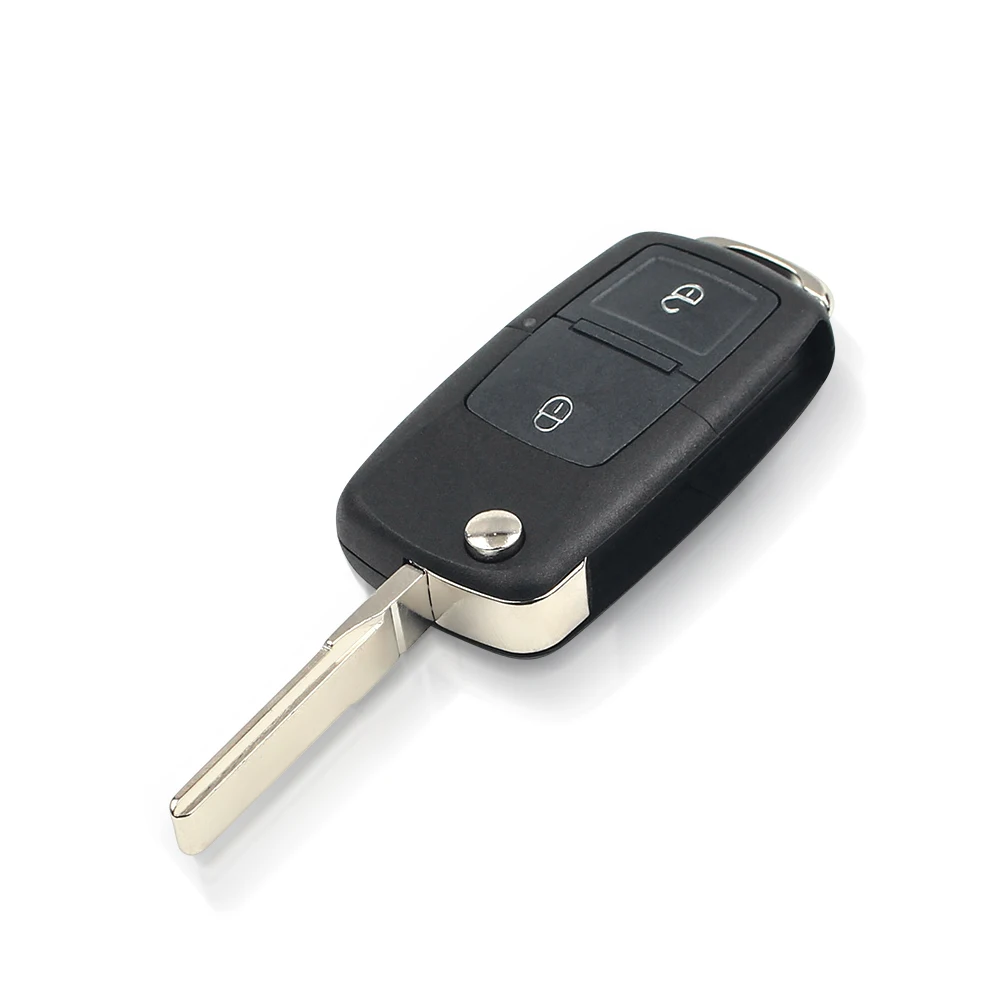 KEYYOU 433 МГц 2 кнопки 1J0 959 753 AG автомобиля Удаленное брелок флип чехол для VW VolksWagen Beetle