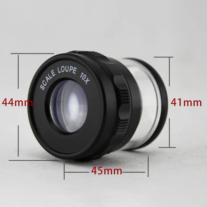 10X Stand Measuring nifier Scale Loupe with LED Light nifying Glass Scaled | Инструменты