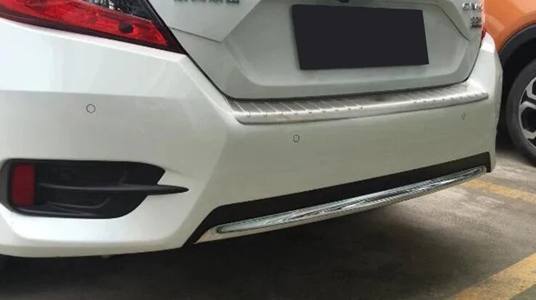 Хромированная Задняя Крышка багажника крышка отделка бампер задняя дверь ободок