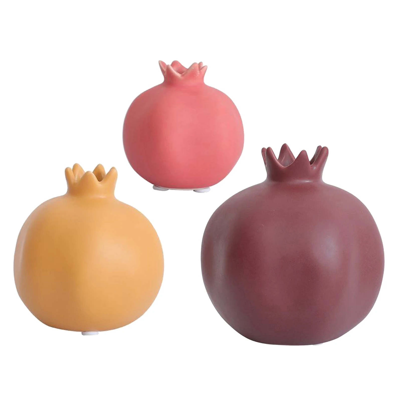 Китайские классические керамические вазы имитация граната вставка для цветов