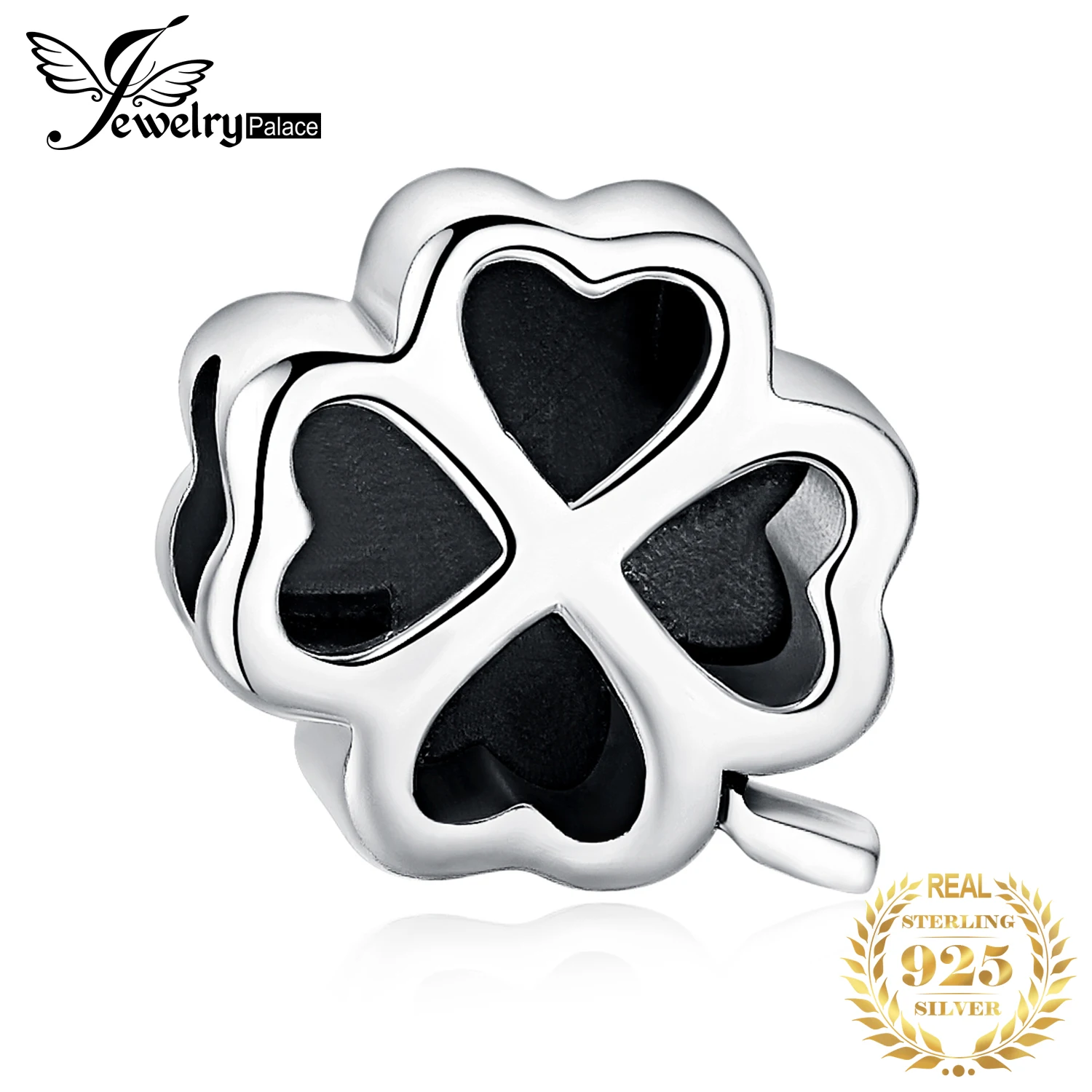 JewelryPalace Винтаж 925 пробы серебро удачи четыре листа клевера очарование бусинами Fit Браслеты Новая горячая Распродажа для Для женщин Подарки